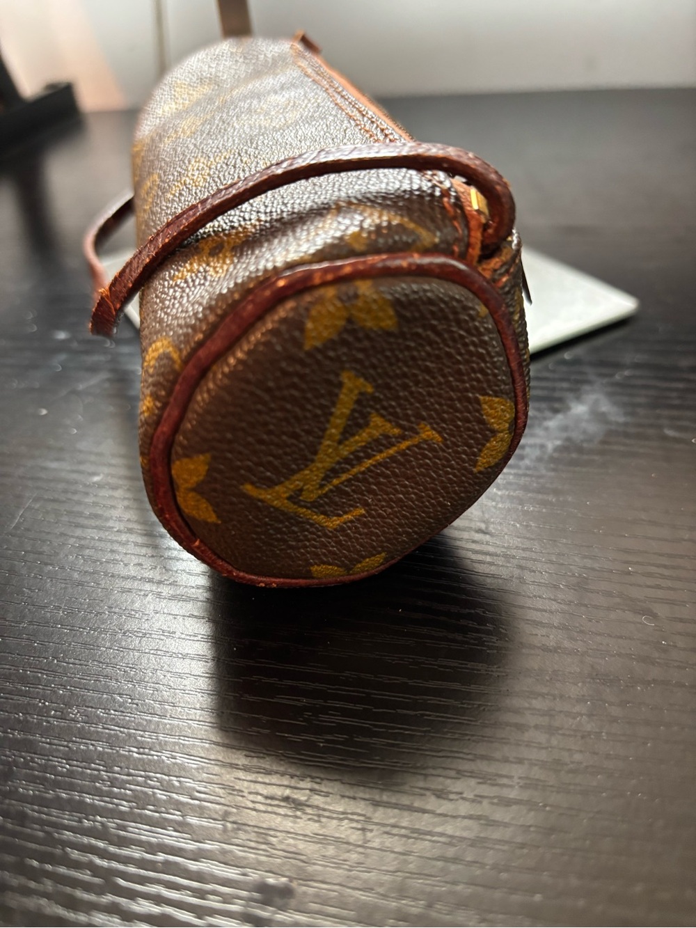 Rare Vintage 1970s Louis Vuitton Monogram Mini Papillon Pouch - Picture 7 of 12